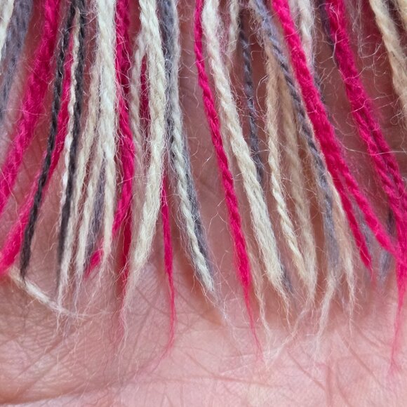 Pink Tweed Scarf - Picture 7 of 11